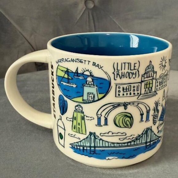 Starbucks RHODE ISLAND Been There Series Ceramic Coffee Mug, 14 Oz - Picture 3 of 6